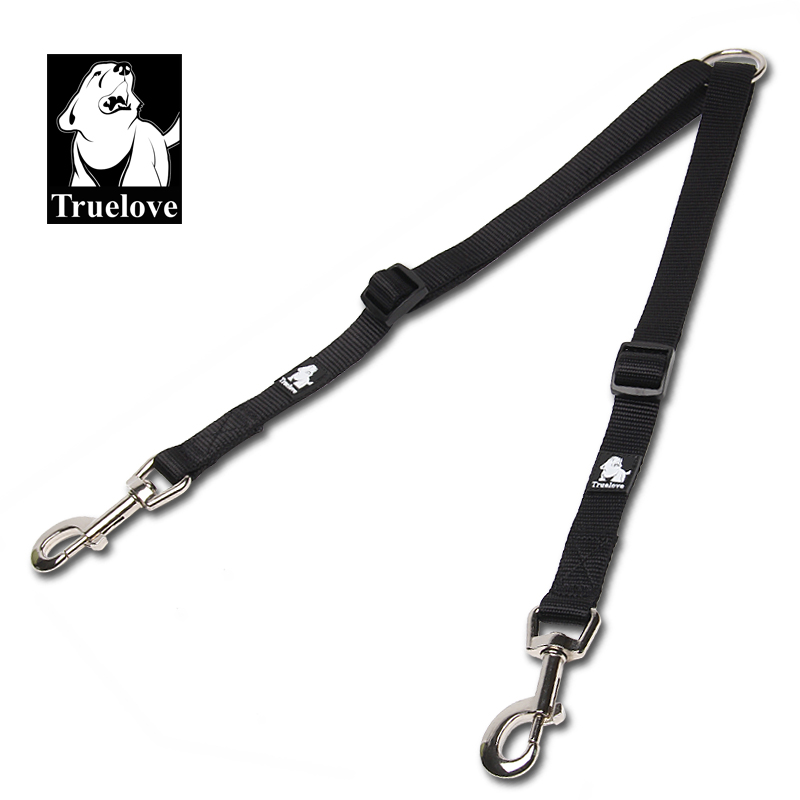 Retractable Dog Leash - Truelove Naylon Çift Köpek Tasması İki