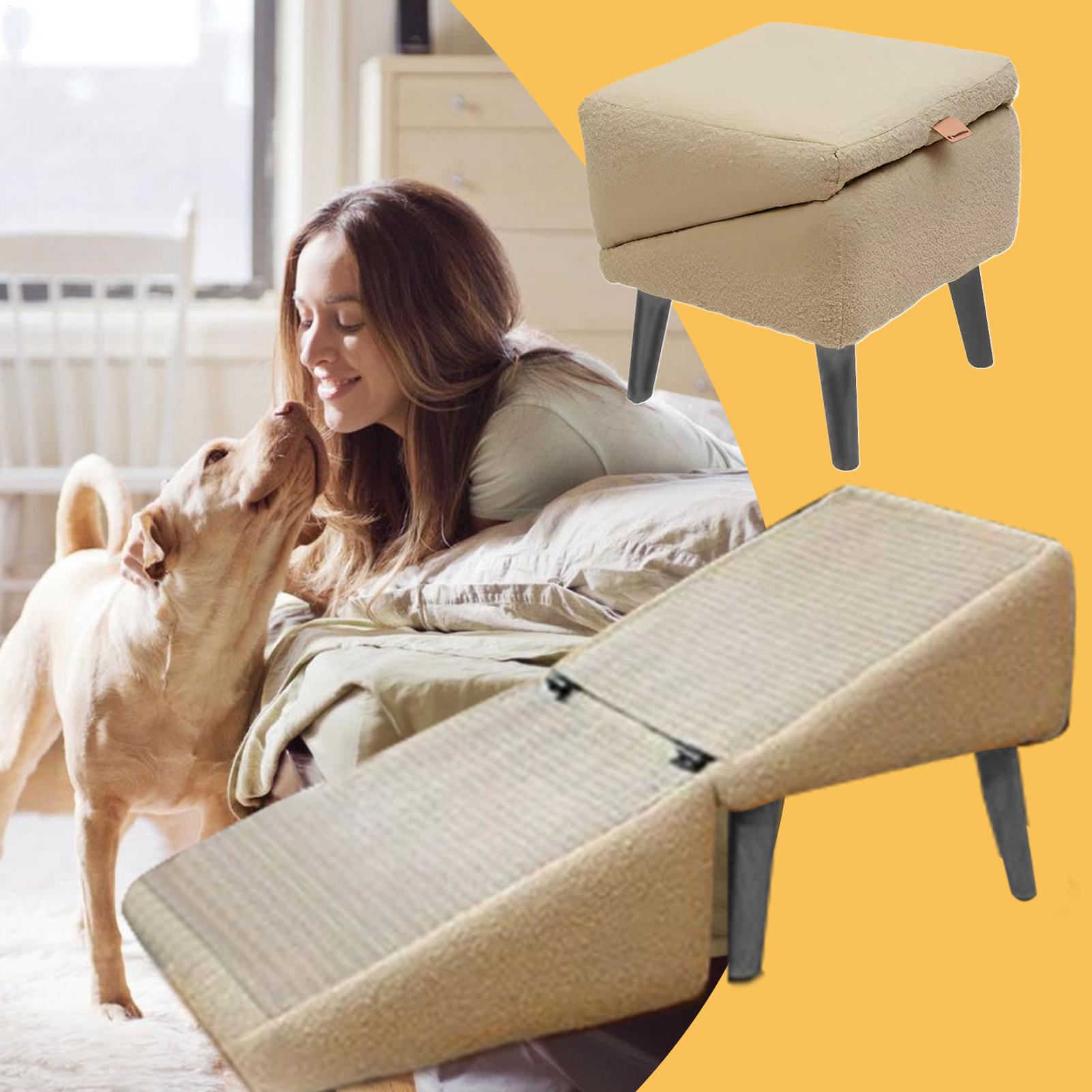 Calming Dog Bed - Çok Amaçlı Katlanabilir Evcil Hayvan Rampası