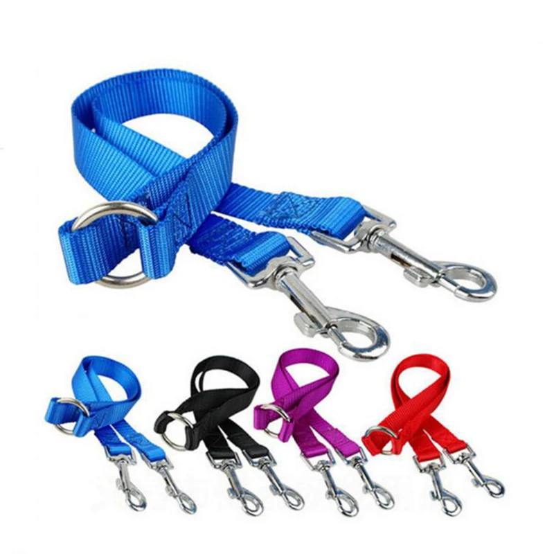 Retractable Dog Leash - Açık Yürüyüş Iki Köpek Tasma Çoğaltıcı