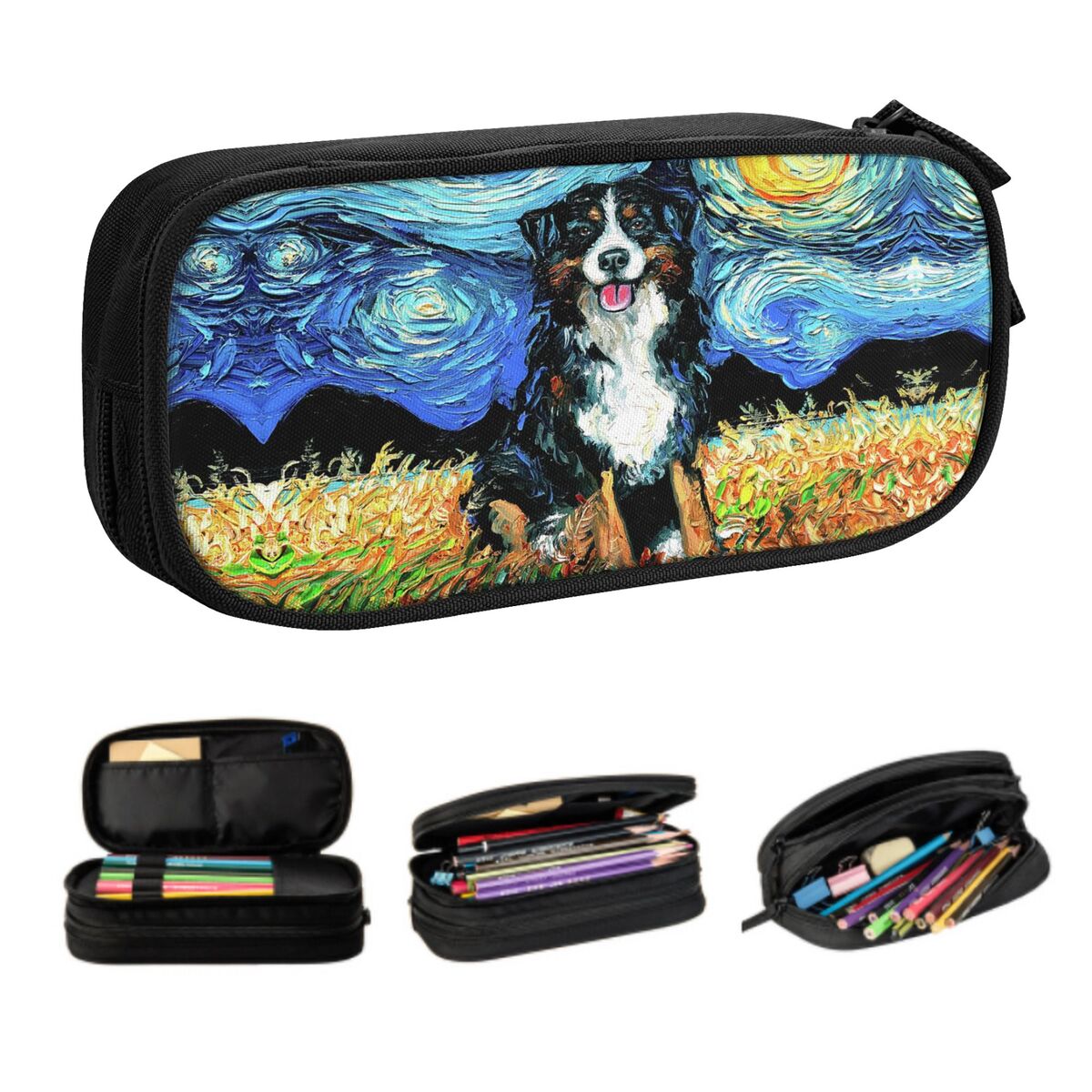 Pet X Supplies & Tack Reviews - Özel Yıldızlı Gece Bernese Dağ Köpeği