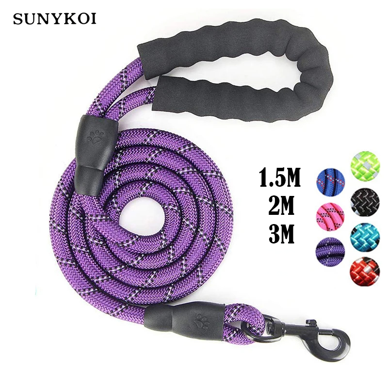 Retractable Dog Leash - 1.5M/2M/3M büyük köpek halatı yuvarlak 1.2CM