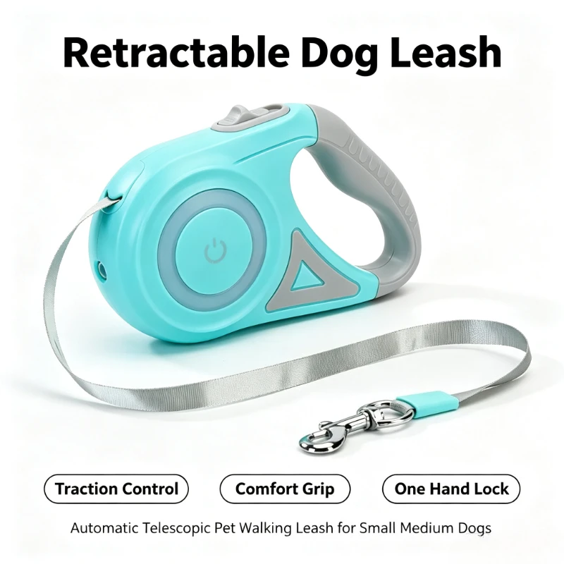 Retractable Dog Leash - Otomatik Uzayan ve Geri Çekilebilen Köpek