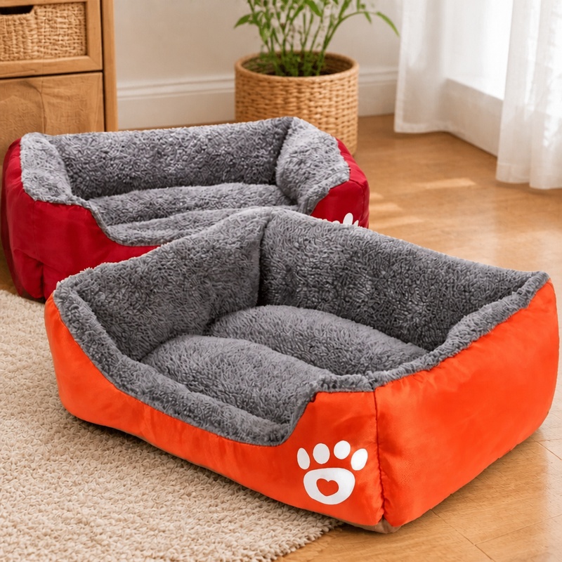 Calming Dog Bed - Küçük Köpekler ve Kediler için Yumuşak
