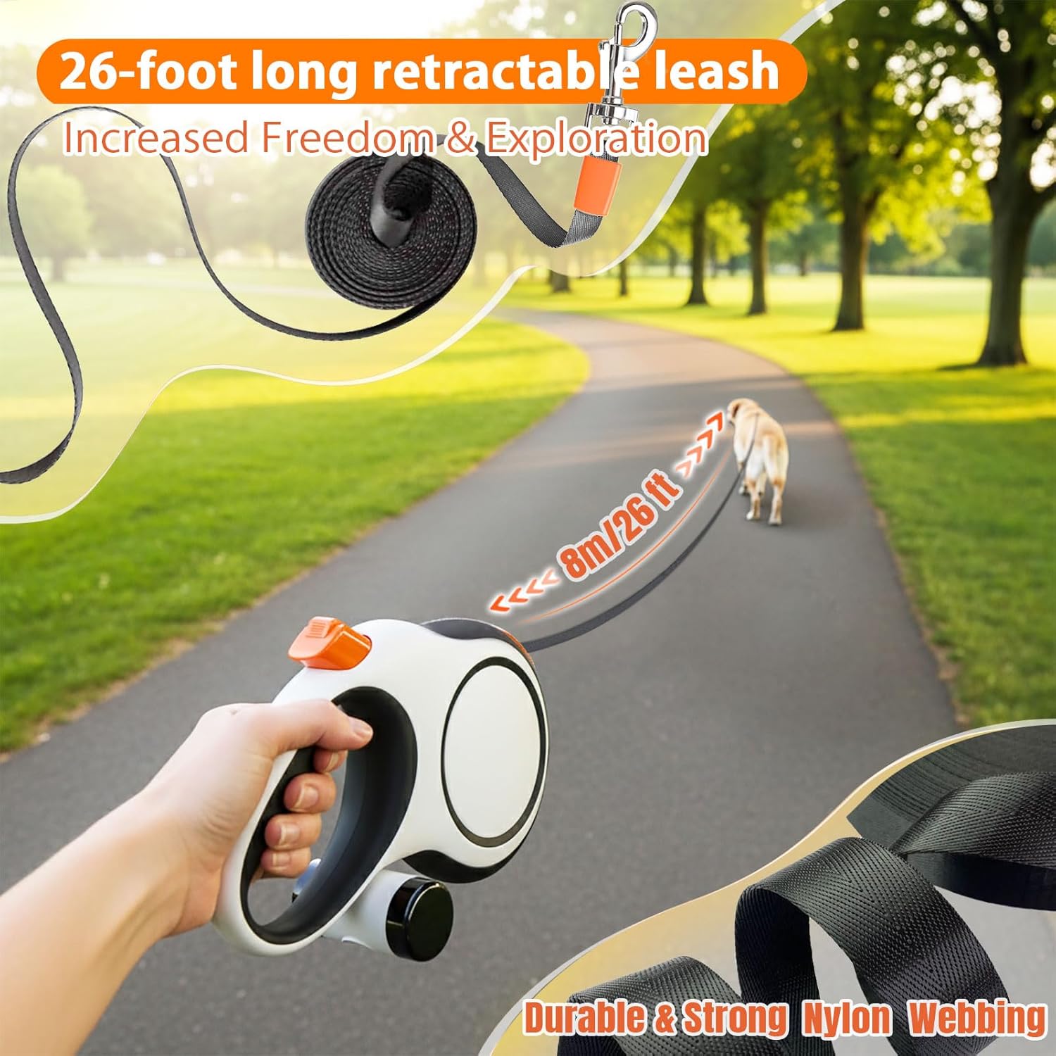 5m 8m 50kg Köpek Tasması Geri  - Retractable Dog Leash incelemesi ve fiyatı