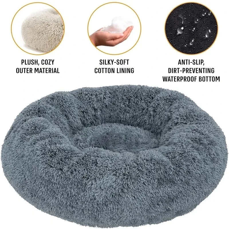 Yuvarlak Peluş Köpek Yatağı Kı - Calming Dog Bed incelemesi ve fiyatı