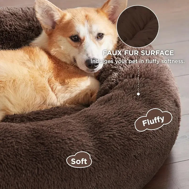 Yuvarlak Peluş Köpek Yatağı Kı - Calming Dog Bed incelemesi ve fiyatı
